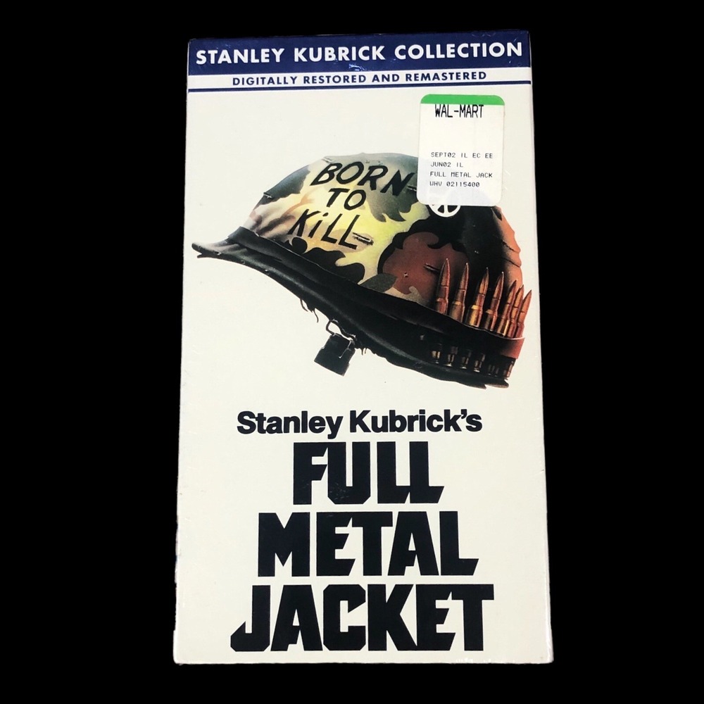 Full Metal Jacket Factory‎ Sealed Stanley Kubrick Collection VHS Tape